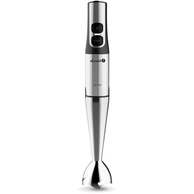 Blender ręczny mikser rozdrabniacz ŁUCZNIK JK-1200 (1200W) Srebrny - zdjęcie 1