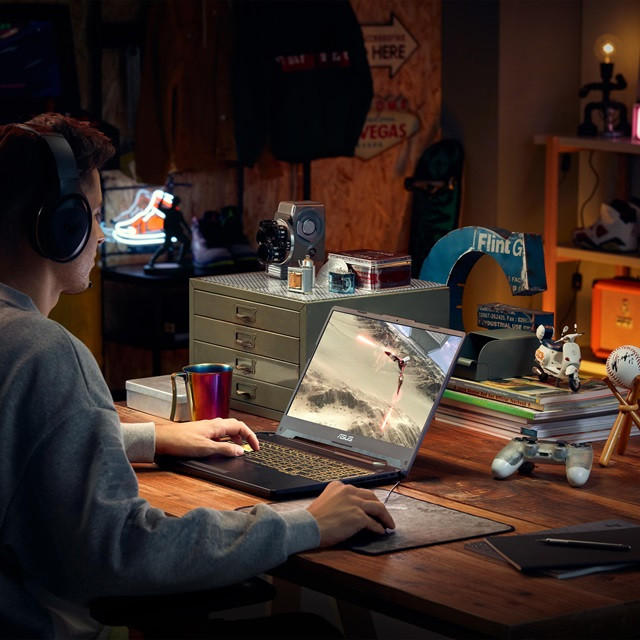 ASUS TUF Gaming A15 FA506NC-HN002W Ryzen 5 7535HS 15.6"FHD Value IPS-level 144Hz 250nits AG 8GB DDR5 4800 SSD512 GeForce RTX™ 3050 4GB LAN WLAN+BT Cam720p Backlit Keyboard RGB 48WHrs Win11 Graphite Black - zdjęcie 1