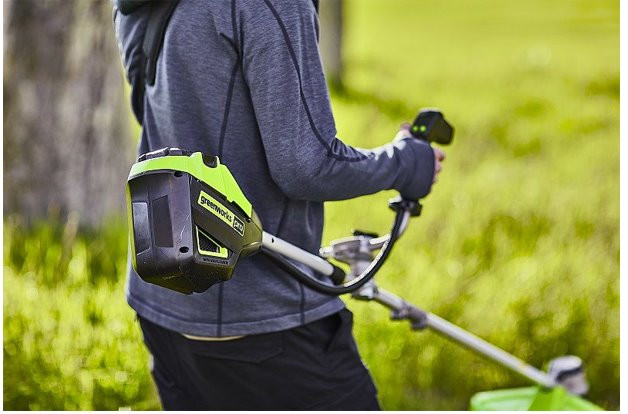 60V Podkaszarka/Kosa z uchwytem rowerowym GREENWORKS GD60BCB - 2108407 - zdjęcie 2