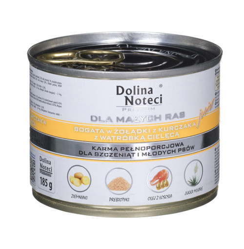 Dolina Noteci Premium Junior żołądki i wątróbka185g - zdjęcie 1