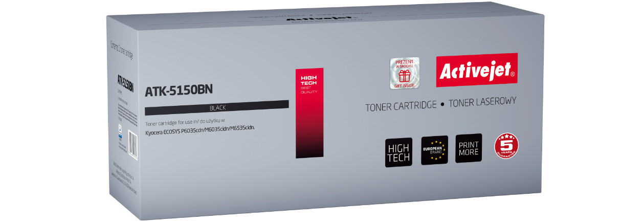 Activejet ATK-5150BN Toner do drukarki Kyocera, Zamiennik Kyocera TK-5150K; Supreme; 12000 stron; czarny. - zdjęcie 6