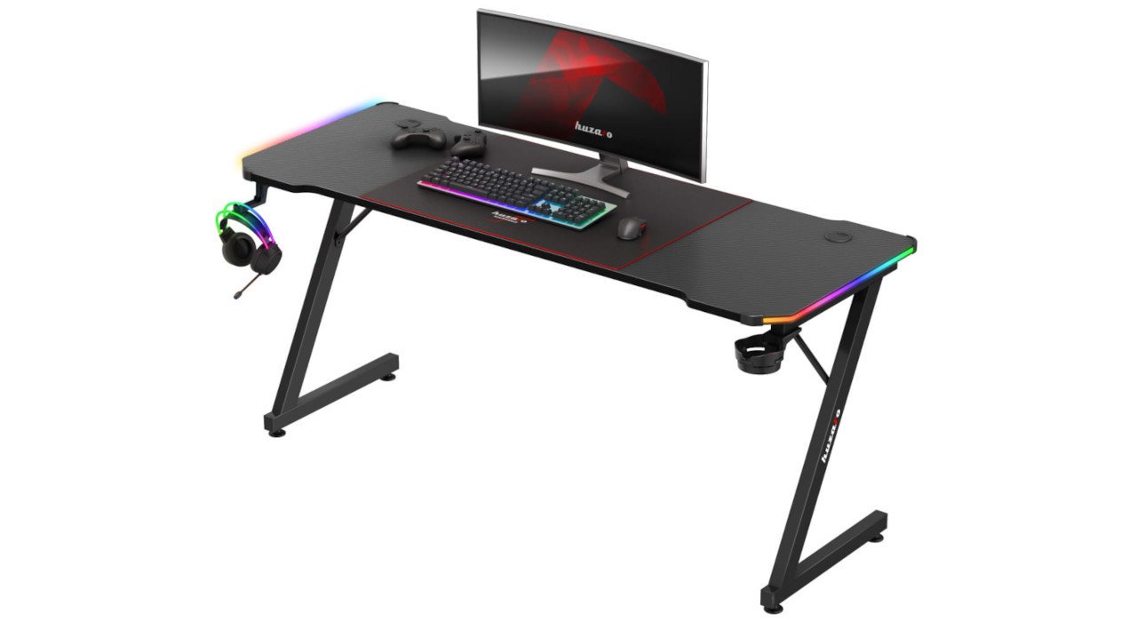 Biurko gamingowe Huzaro Hero 4.8 RGB - zdjęcie 2