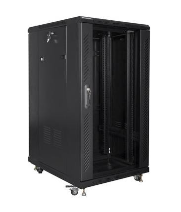 LANBERG SZAFA STOJĄCA RACK 19" 22U 600X800 CZARNA - zdjęcie 1