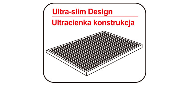 Vakoss podstawka chłodząca do notebooka 17", 2 wentylatory, led, ultra-slim design, regulacja wysokości, lf-2463uk czarna lf-2463uk - zdjęcie 1