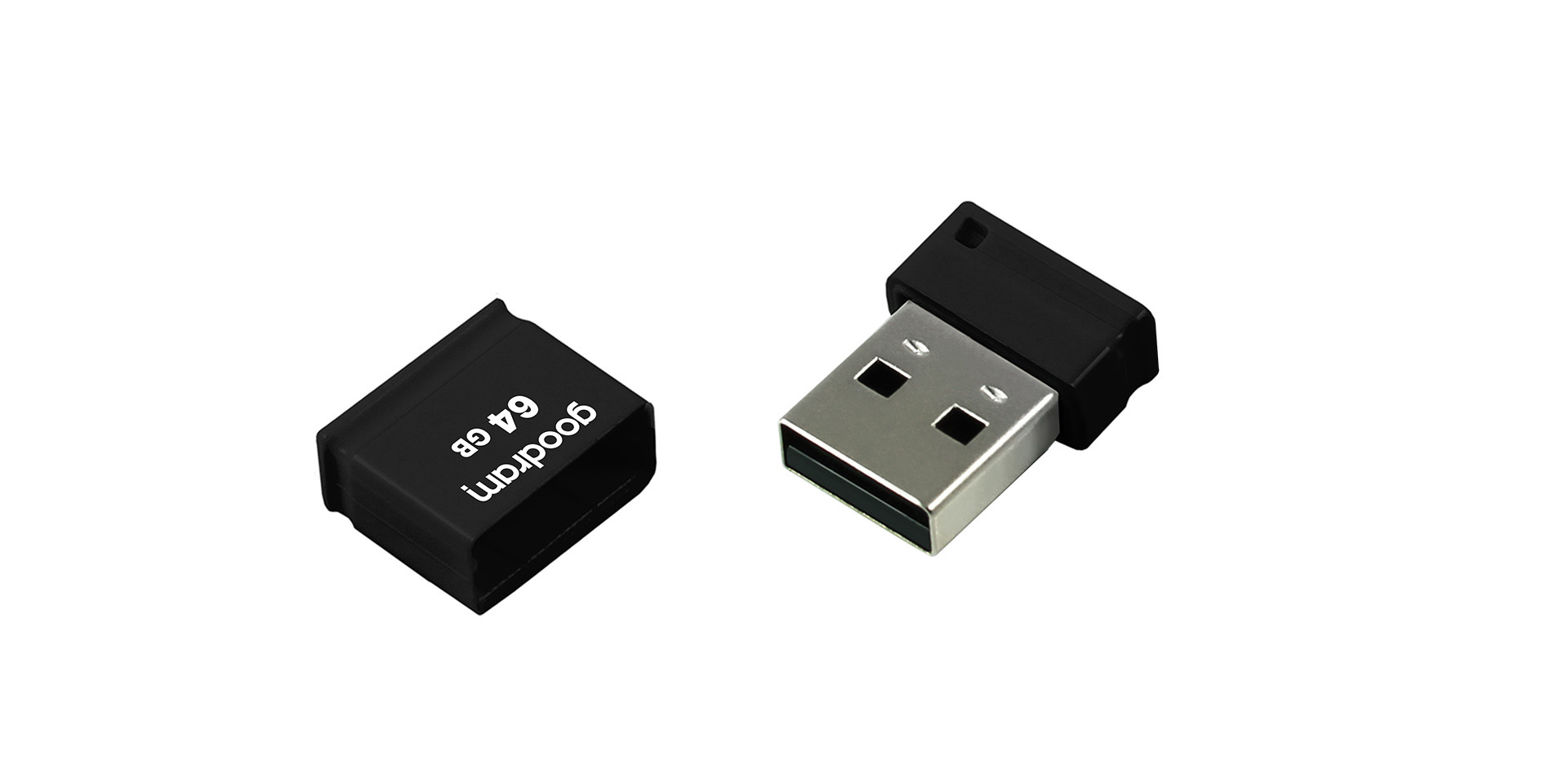 GOODRAM FLASHDRIVE 64GB PICCOLO UPI2 BLACK USB 2.0 - zdjęcie 1