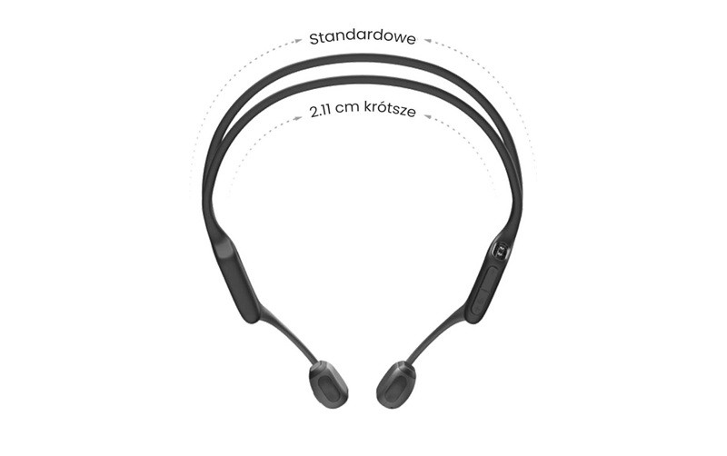 Słuchawki bezprzewodowe kostne Shokz OpenRun Pro Mini USB-A czarne - zdjęcie 1