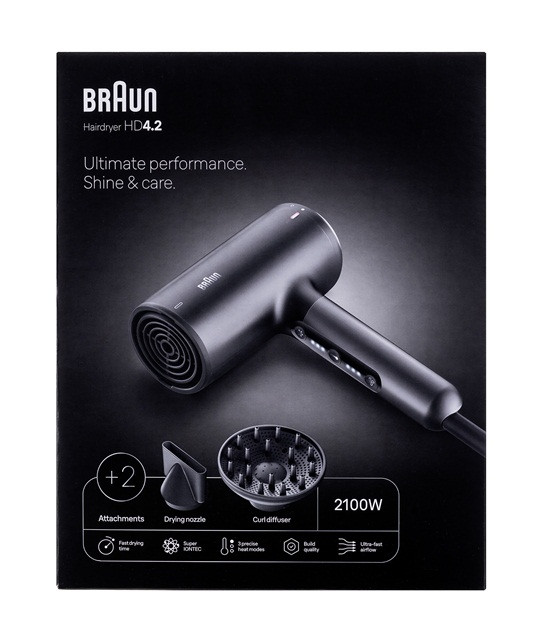 Suszarka do włosów BRAUN HD425E - zdjęcie 2