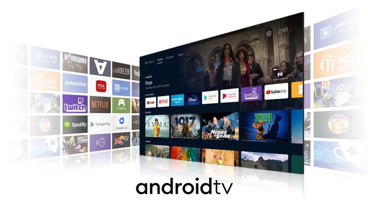 Telewizor TCL 40S5400 LED 40'' Full HD Android Dolby Digital DVB-T2 Srebrny - zdjęcie 7