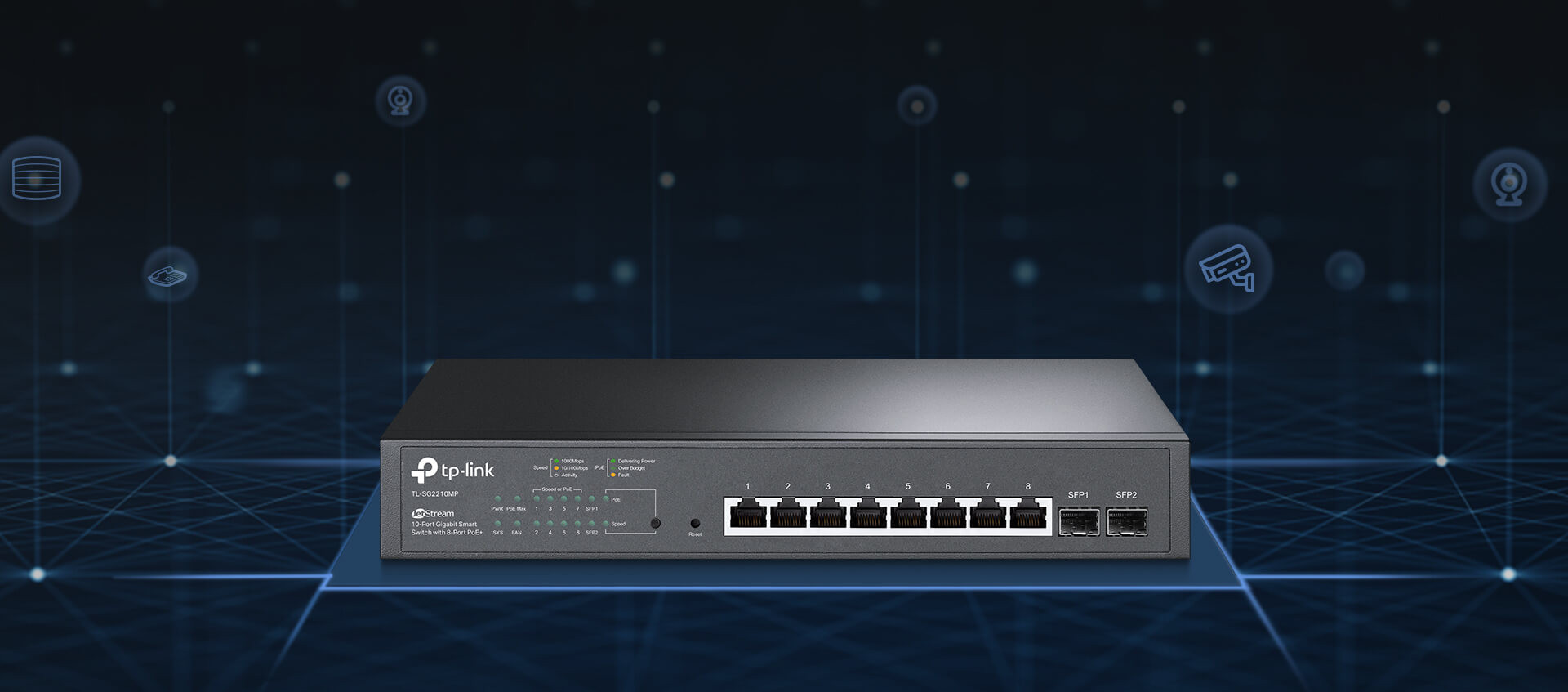Switch TP-LINK TL-SG2210MP - zdjęcie 1