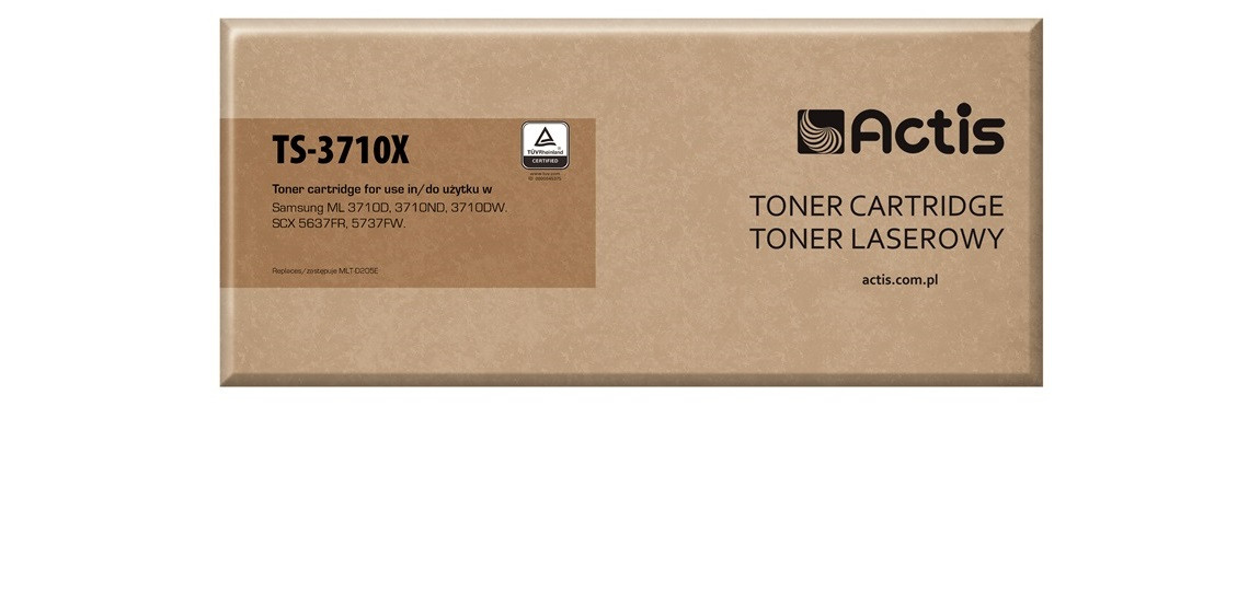 Actis TS-3710X Toner do drukarki Samsung, Zamiennik Samsung MLT-D205E; Standard; 10000 stron; czarny. - zdjęcie 1