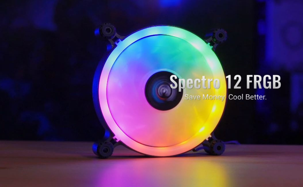 WENTYLATOR AEROCOOL PGS SPECTRO 12 FRGB (120mm) - zdjęcie 2