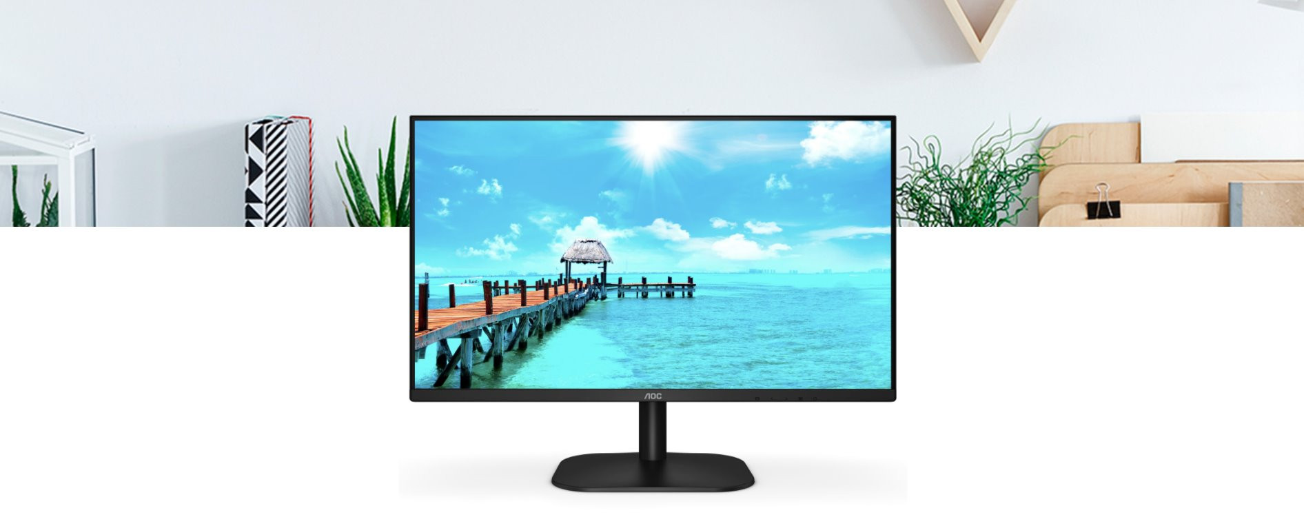 MONITOR AOC LED 27" 27B2QAM - zdjęcie 1