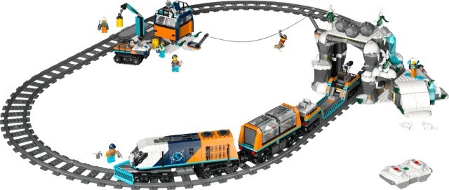LEGO CITY 60470 TRAINS EXPLORERS' ARCTIC POLAR EXPRESS TRAIN - zdjęcie 2