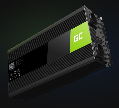 GREEN CELL PRZETWORNICA INV12 12V-230V 3000W/6000W - zdjęcie 3