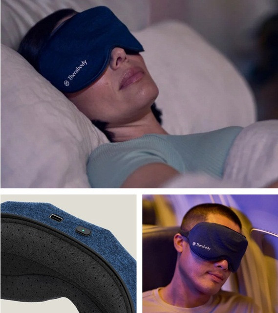 Maska relaksacyjna na oczy do spania Therabody Sleep Mask - zdjęcie 3