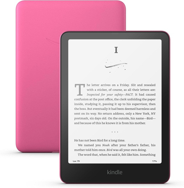 Czytnik Ebook Kindle Paperwhite (12 Generacja) 2024 7 glare-free 16GB Wi-Fi (z reklamami) Raspberry - zdjęcie 1