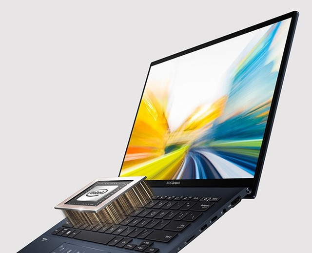 ASUS Zenbook 14 OLED UX3402VA-KN593X i7-13700H 14.0" 2.8K 90Hz 400nits Glossy 16GB LPDDR5 SSD1TB Intel Iris Xe Graphics WLAN+BT Cam1080p Backlit Keyboard 75WHrs Win 11 Pro Ponder Blue - zdjęcie 9