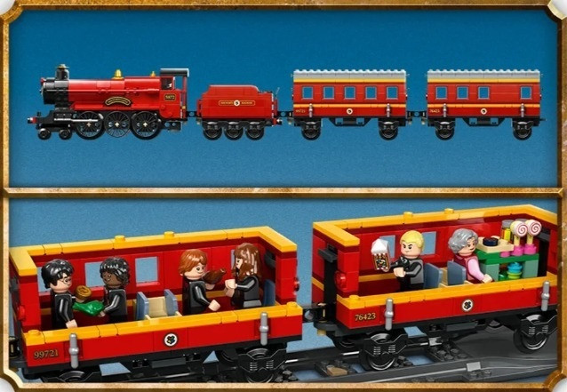 LEGO Harry Potter 76423 Ekspres do Hogwartu i stacja w Hogsmeade - zdjęcie 3