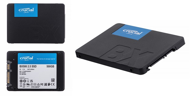 Dysk SSD Crucial BX500 500GB 3D NAND SATA 2.5 - zdjęcie 2