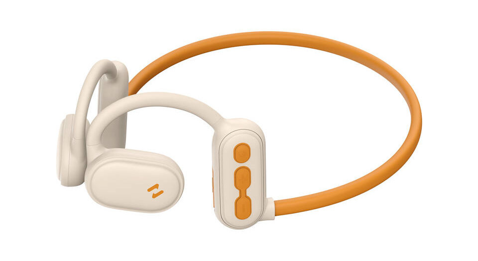 Słuchawki bluetooth Havit E553BT (beżowy) - zdjęcie 1