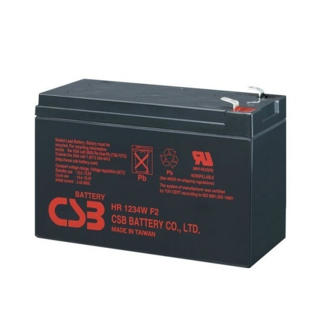 Akumulator HR1234WF2 CSB 9Ah 12V - zdjęcie 1