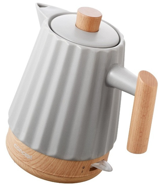 Czajnik elektryczny ceramiczny szary RK0091 CONCEPT - zdjęcie 3