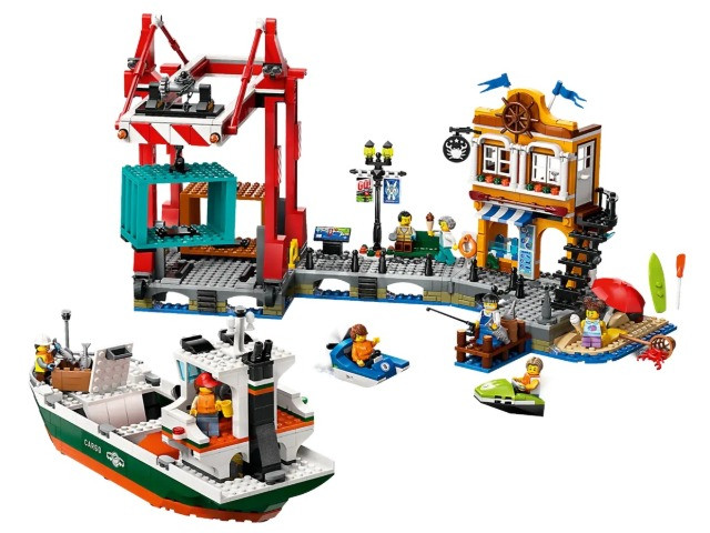 LEGO City 60422 Nadmorski port ze statkiem towarowym - zdjęcie 2