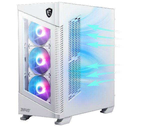 Obudowa MSI MPG VELOX 100R WHITE (306-7G18W21-809) - zdjęcie 6