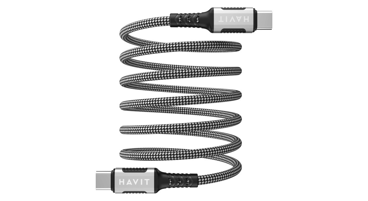 Kabel magnetyczny Havit Typ C-Typ C CB6297 czarny - zdjęcie 2