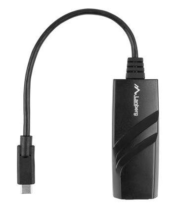 LANBERG KARTA SIECIOWA USB TYPE-C 3.1 1XRJ45 1GB - zdjęcie 1