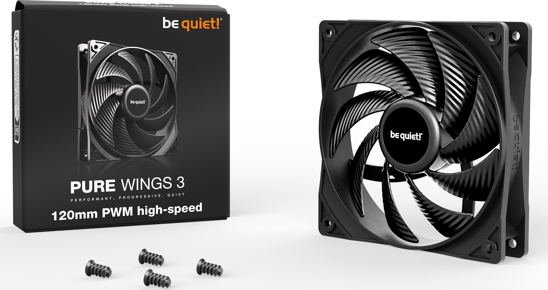 Wentylator BE QUIET! PURE WINGS 3 120mm PWM high-speed - zdjęcie 1