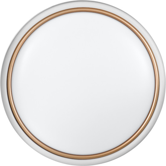 Nowoczesny plafon sufitowy LED Activejet VERDI W/G Biało - Złoty 23W - zdjęcie 3