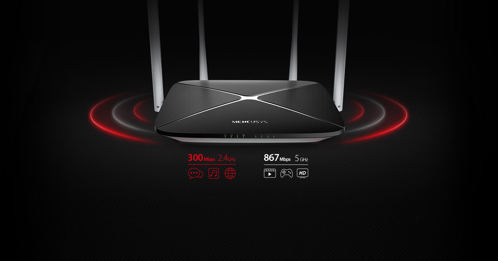 Router Mercusys AC12 - zdjęcie 3
