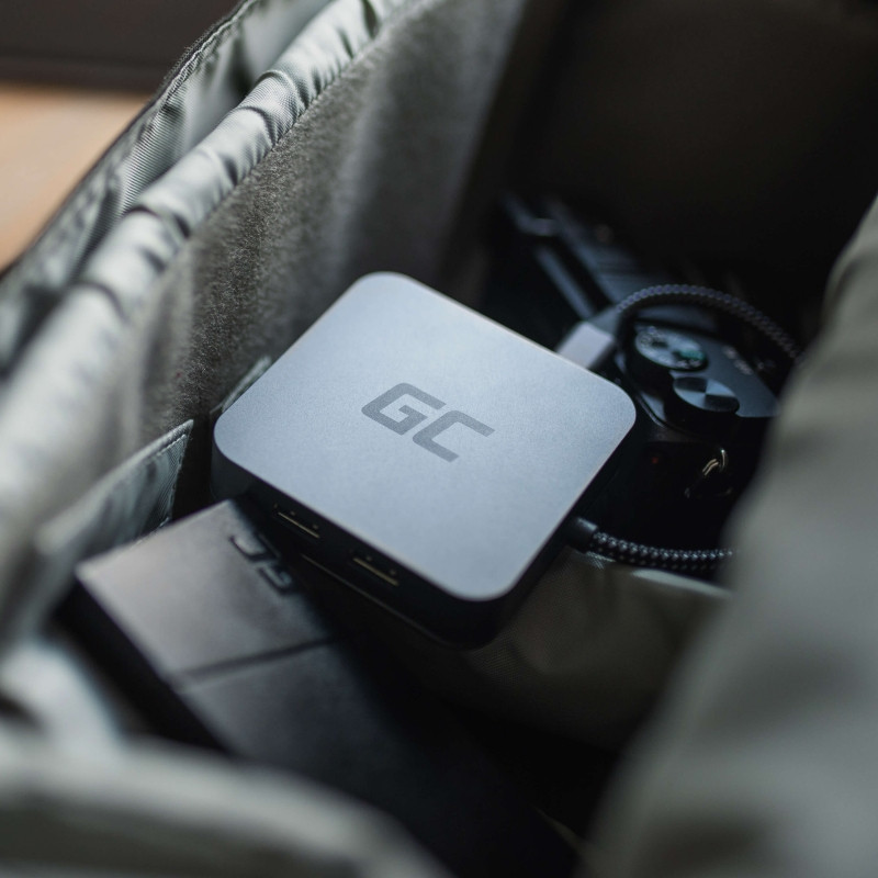 GREEN CELL ADAPTER, PRZEJŚCIÓWKA HUB USB-C 6W1 - zdjęcie 4