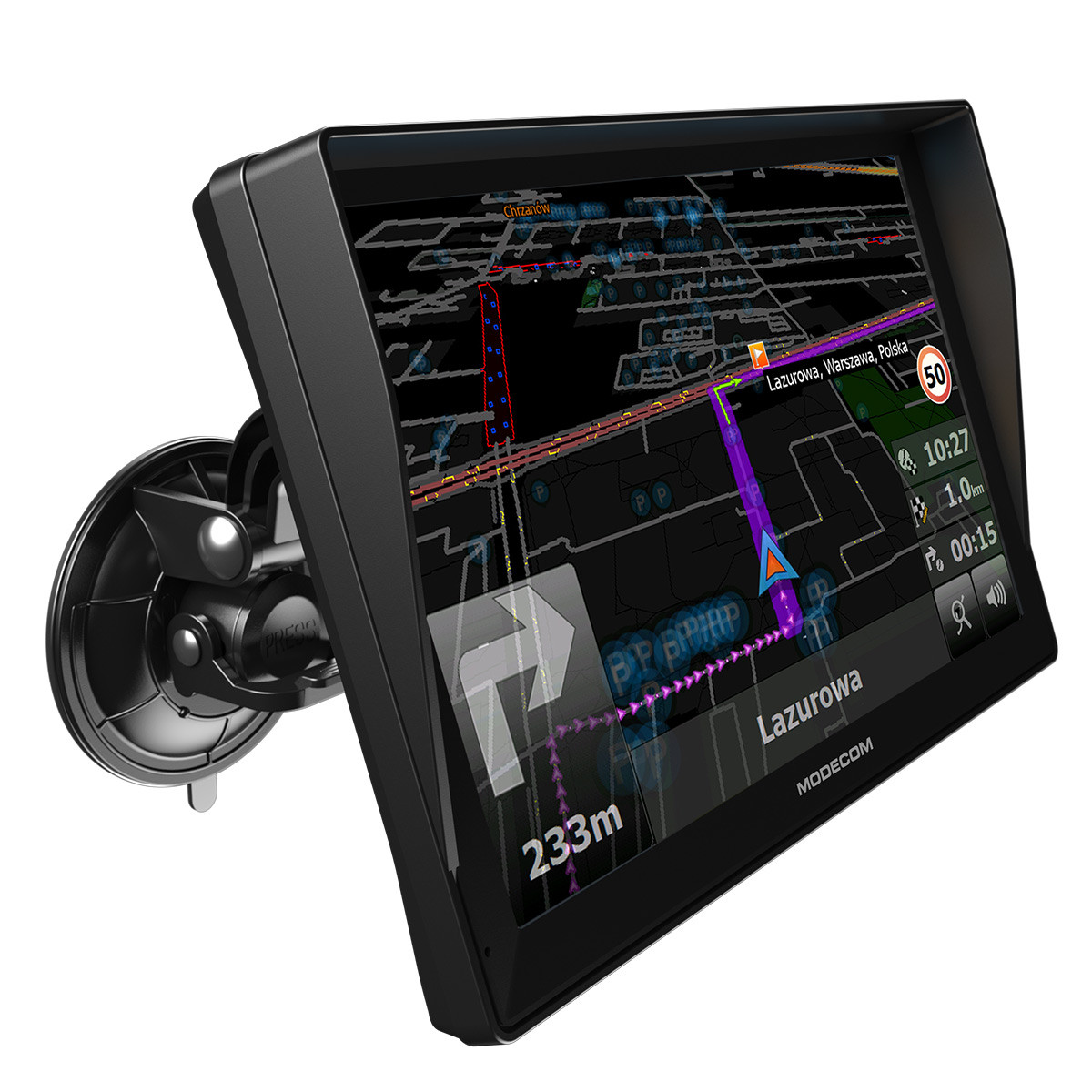 MODECOM NAWIGACJA FREEWAY CX 9.3 PLUS MAPFACTOR EU - zdjęcie 4