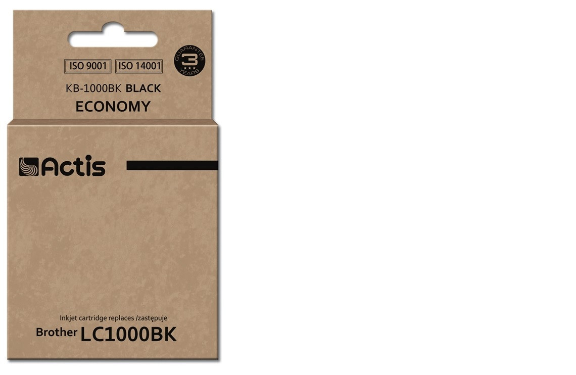 Actis KB-1000BK Tusz do drukarki Brother, Zamiennik Brother LC1000BK/LC970BK; Standard; 36 ml; czarny. - zdjęcie 1