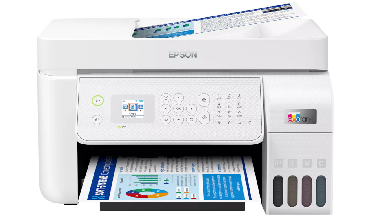 Urz. wielofunkcyjne Epson EcoTank L5316 WiFi BIALY - zdjęcie 1