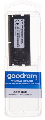 GOODRAM SO-DIMM DDR4 8GB 2666MHz CL19 - zdjęcie 1