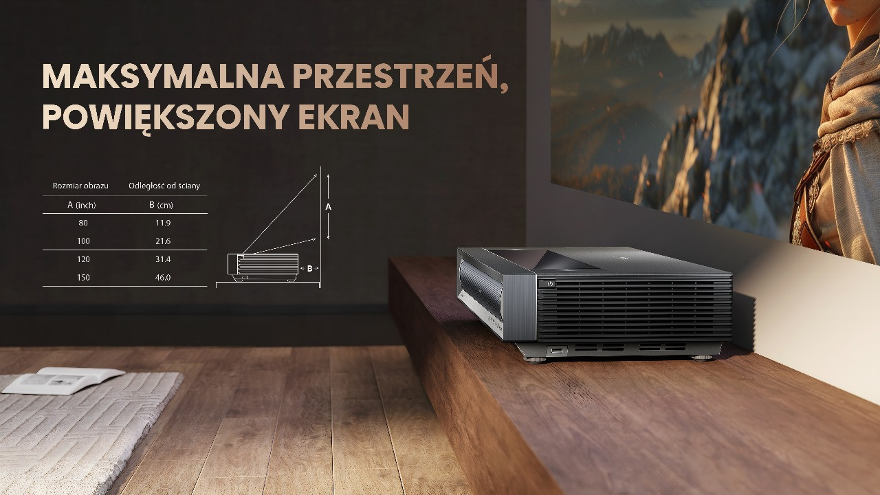 LASER TV HISENSE PX3 80-150" 4K - zdjęcie 4