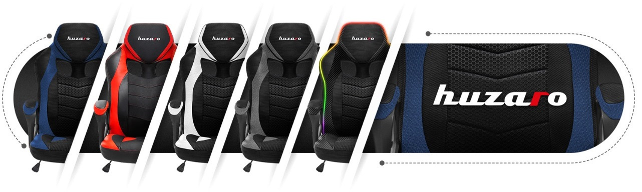 Fotel gamingowy HZ-Force 2.5 Blue Mesh - zdjęcie 1