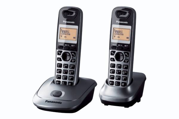 Telefon bezprzewodowy Panasonic KX-TG 2512 Szary - zdjęcie 1