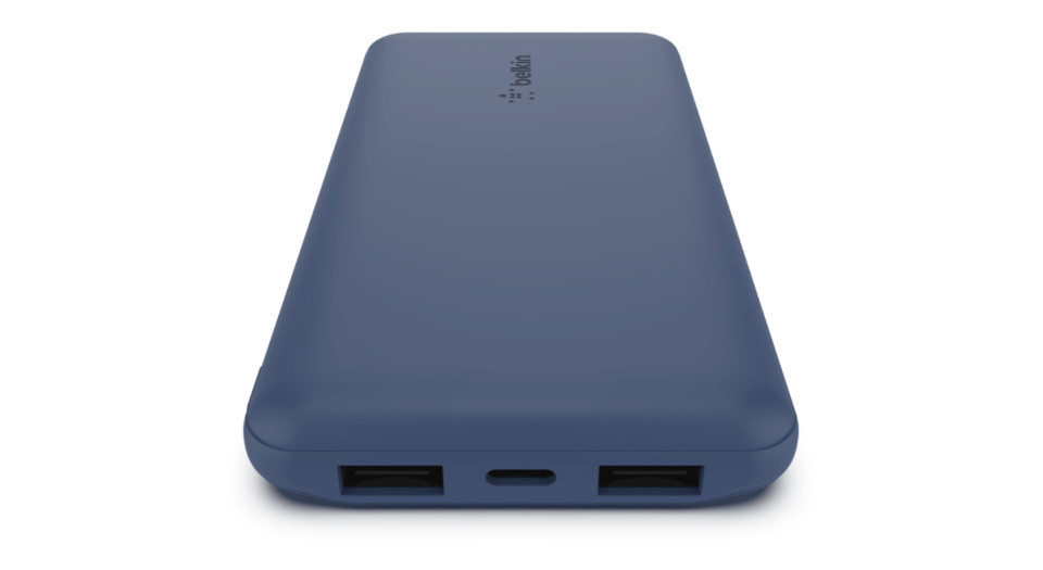 Powerbank Belkin BoostCharge Power Bank 10K 2xUSB-A + 1xUSB-C 10000mAh 15W Blue - zdjęcie 2