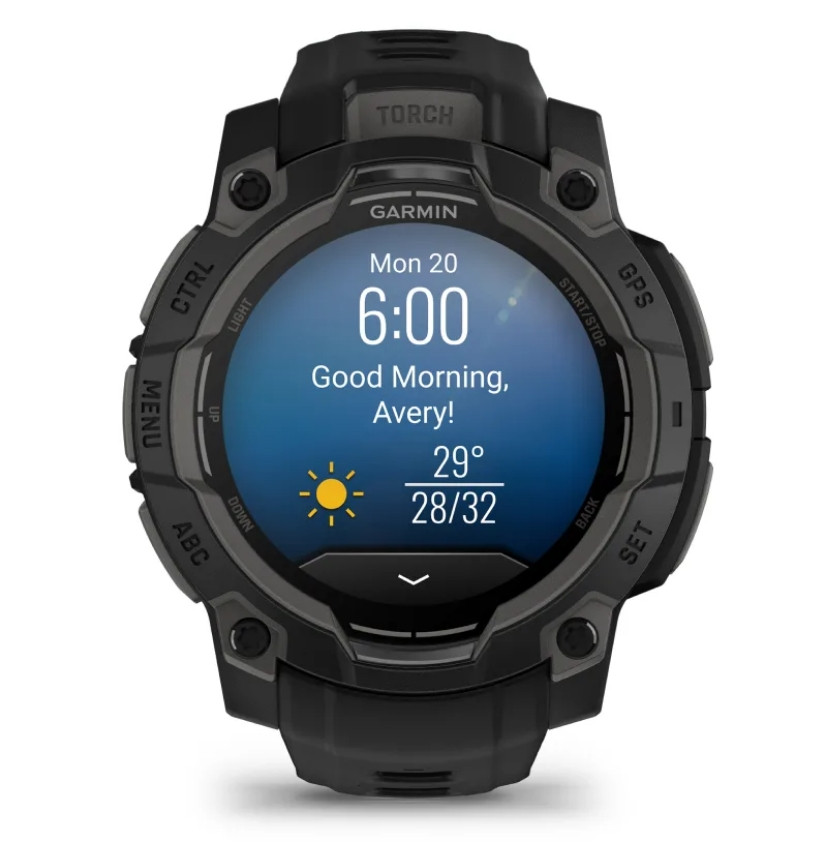 Smartwatch GARMIN Instinct 3 45mm Black - zdjęcie 2