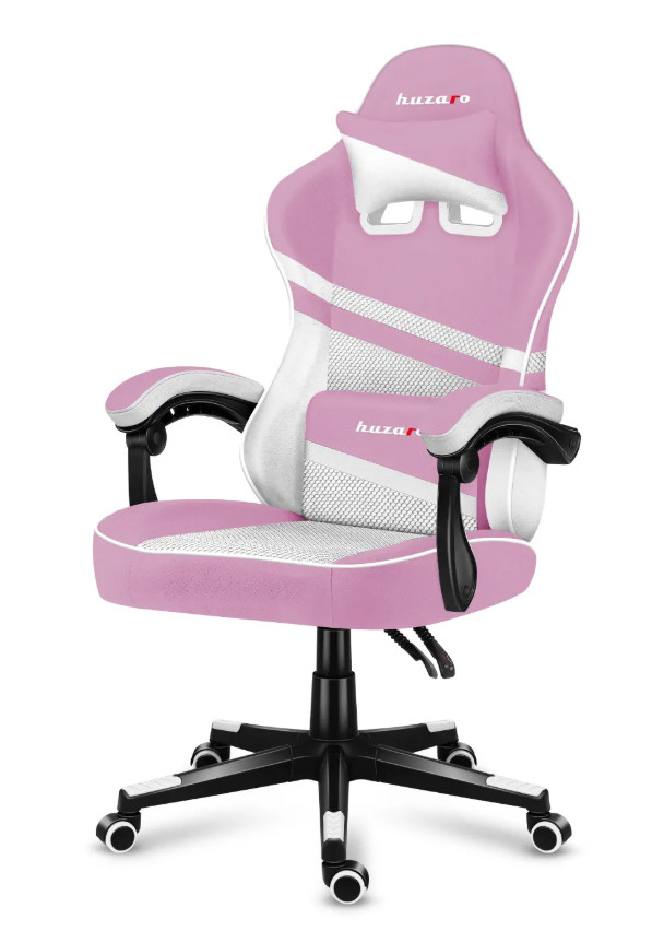 Fotel gamingowy Huzaro Force 4.4 Pink Mesh - zdjęcie 3