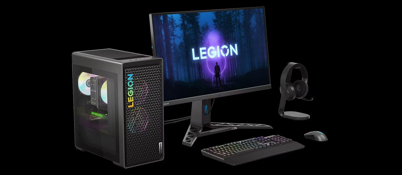 Lenovo Legion T5 26IRB8 i5-14400F 32GB DDR5 5600 SSD1TB GeForce RTX 4060 Ti 8GB Win11 Storm Grey - zdjęcie 1