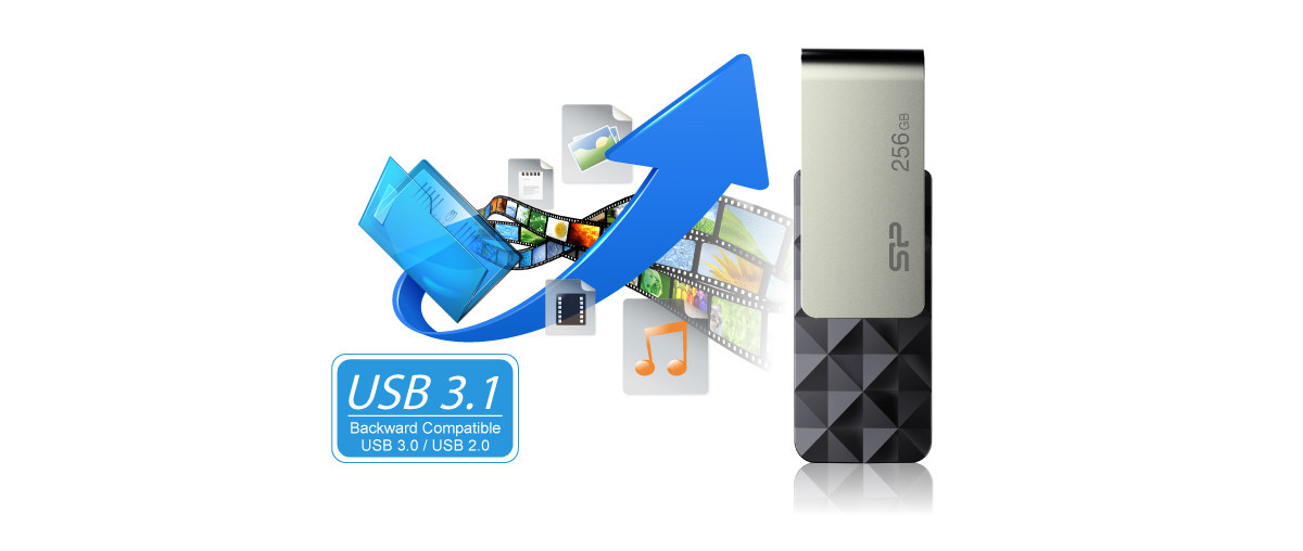 Silicon Power Blaze B30 256GB SP256GBUF3B30V1K - zdjęcie 3