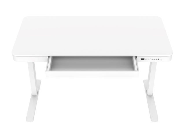 Biurko ACTIVEJET z elektryczną regulacją wysokości 140x70 ET119W-C biały - zdjęcie 3