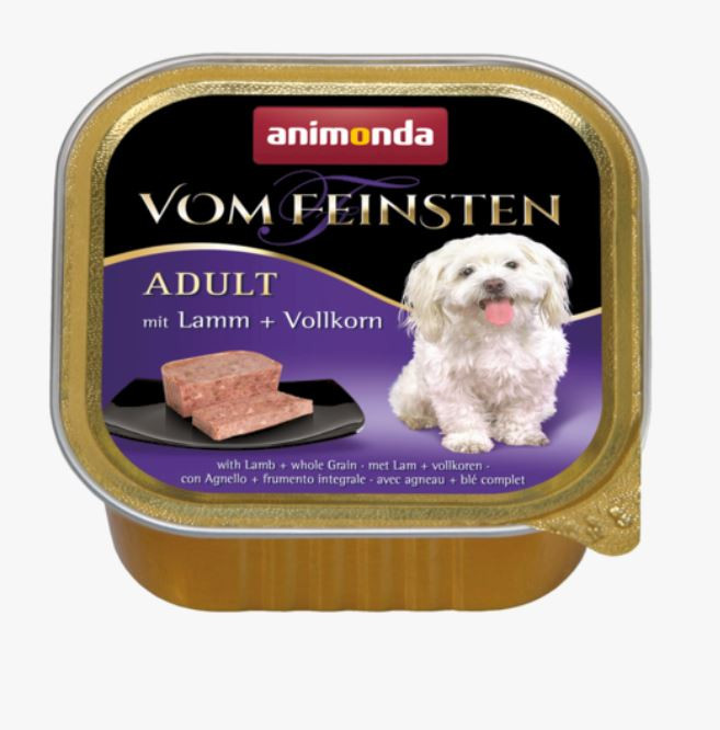 ANIMONDA Vom Feinsten Adult Jagnięcina i pełne ziarno - mokra karma dla psa - 150g - zdjęcie 1