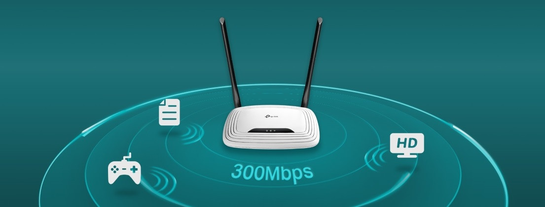 Router TP-LINK [TL-WR841N] Bezprzewodowy, standard N, 300Mb/s, PL - zdjęcie 2