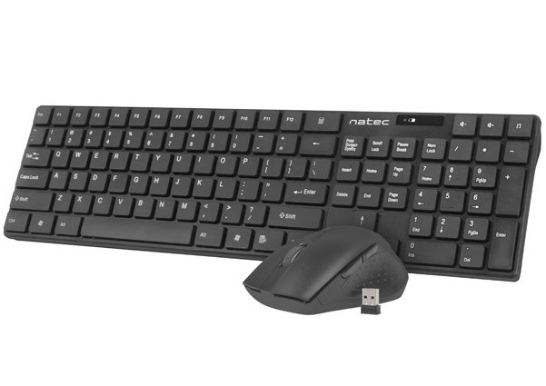 NATEC ZESTAW 2W1 STINGRAY KLAWIATURA+MYSZ BEZP. - zdjęcie 1